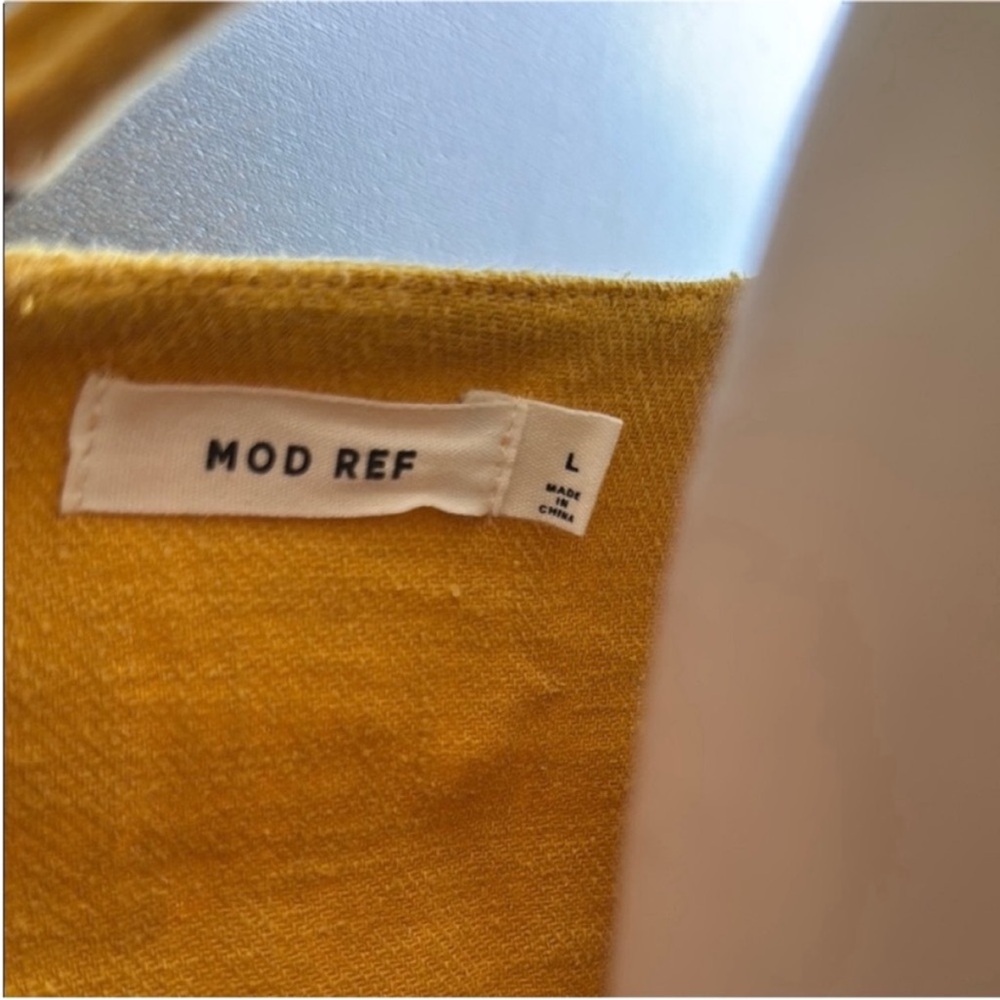 Anthropologie Mustard Midi Dress - Picture 7 of 10